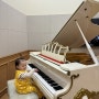 제주도 세계자동차박물관 피아노 칠수도 있어요. 아기랑