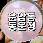 광주 운암동 육회비빔밥 육사시미 연어회 찐맛집 동운정