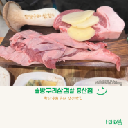 황산공원근처 맛집 :: 솔방구리삼겹살 증산점, 솔방울 향을 입힌 고기집