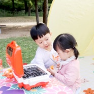 접이식 휴대용 캠핑 피크닉테이블 세트 아기유아텐트 야외템추천