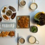 주블루의 식탁 10 - 집밥(제육볶음, 두부 튀김, 불고기, 그리고 밑반찬)