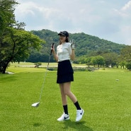 5월 여성 골프웨어 코디 여름 라운딩룩 필드룩 + 자유cc 후기 피브비 / V12 / 고엑스오