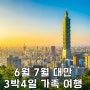 6월 7월 대만 3박4일 자유 가족 여행 코스 일정 경비 날씨 야시장 물가 환전 방법!