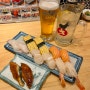 [일본 후쿠오카 | 스시사카바 사시스 킷테하카타점] 다양한 종류의 초밥이 가득! (+쟈지우유푸딩)