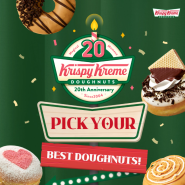 크리스피 크림 도넛 20주년 기념 도넛 투표하고 도넛받기(~6월 9일까지)