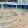 체육관마루코팅 후 깨끗해진 초등학교 체육관 작업후기