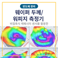 [반도체 장비] 캐피시터 센서를 이용한 비접촉식 웨이퍼 두께 측정기 (E+H Metrology)