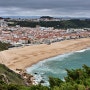 반달형 해안의 아름다운 어촌 마을 나자레, 포르투갈