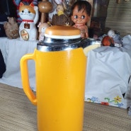 빈티지 조지루시 오렌지색 보온병 ( Vintage Jojirushi Orange Color Vacuum Flask )