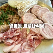 대전 월평동 맛집 새로나식당 미친 식감 특수부위 3종세트