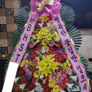 경남 거제 예식 축하3단 하나로컨벤션웨딩 화환 상동동 결혼 경조사 꽃배달