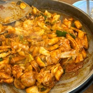 [춘천맛집] 춘천 철판 닭갈비 맛집/주말웨이팅 - 통나무집닭갈비 1호점