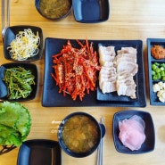화성한식 독도오징어보쌈 남양읍 화성시청 근처 점심