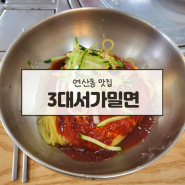 부산 연산동 점심 맛집 밀면 존맛탱 3대서가밀면