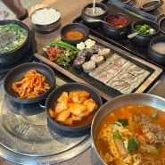 강동구청 맛집, 담소소사골순대•육개장