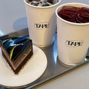 이태원 이태원역 카페 :: Tape 테이프, 예쁜 우주 케이크를 만날 수 있는 조각 케이크 맛집