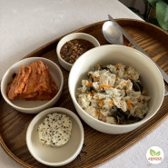 감칠맛 가득 다시마버터 만들기 | 취나물밥