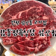 인천 삼산동 소고기 맛집 '감동정육식당 삼산점' 소한판프리미엄 찐후기 :)