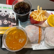 맥도날드 바오패밀리 ㅣ 푸바오 버거 먹은 리얼후기 / 내돈내산