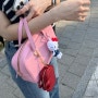 디자이너 브랜드 피브레노(FIBRENO) 가방 바게트백 & 가방 키링으로 핑크 가방 꾸미기! (가격, 사이즈, 구매처)