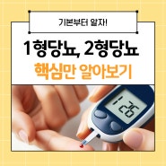제1형 당뇨와 제2형 당뇨의 차이점,당뇨 임신 -<핵심만알아보기>