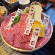 천안 두정동 맛집 일본식 소고기 화로구이 '모토이시 천안두정점'
