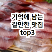 속초 현지인 횟집, 속초 갈만한곳 top3