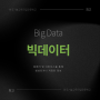 4차 산업의 주요 기술 "빅데이터(BIGDATA)"프로그래밍