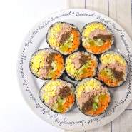 참치김밥 만들기 참치김밥 맛있게싸는법 뚱뚱이김밥