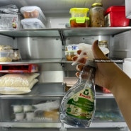 냉장고 청소 간편하게 하는방법 프로쉬 키친 클리너 활용하기