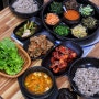 보리타작 산방산점 맛도리 보리밥정식 제주황게양념게장