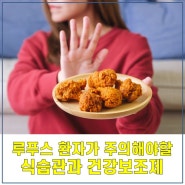 루푸스 환자가 주의해야할 식습관과 건강보조제