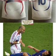 2006 FIFA 독일 월드컵 결승 프랑스 어웨이 반팔 셔츠 (지네딘 지단)