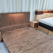 그레이트킹 GK 1900 2075 맞춤형 원목 침대 프레임으로 완성하는 호텔식 침실