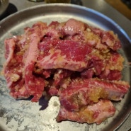 [양재역] 소갈비살 전문 고기집, 국고집