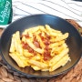 오지치즈후라이 만들기 편의점 봉지과자 오감자 베이컨 칩 요리