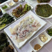 해남 땅끝마을 맛집 바다동산 단체식당 해산물 코스요리