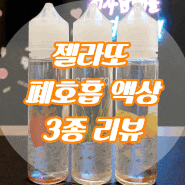 인천 논현동 전자담배 젤라또 폐호흡 액상 리뷰 (긱베이프 이지스솔로3 구매시 증정)