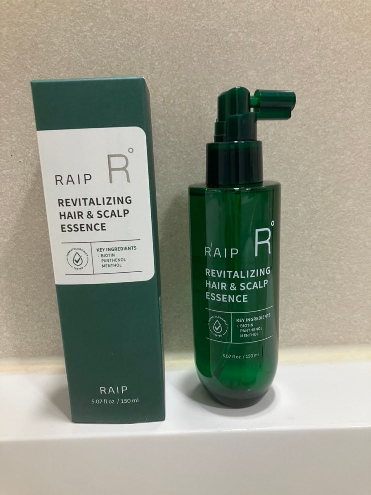 RAIP 라입 헤어토닉 사용법 정수리냄새 에센스 : 네이버 블로그