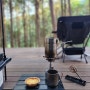 [#19 Camping] 남해 바래길 걷기 후 사천케이블카 자연휴양림에서 솔캠 미니멀 캠핑 6번 사이트