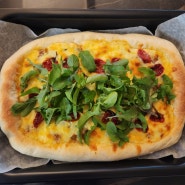 자급자족 홈메이드 피자 만들기: 피자 도우부터 루꼴라까지! (+발뮤다 더레인지 보상판매)