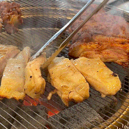대전 지족동 진정한 닭구이를 맛볼 수 있는 맛집 | 섭이네숯불닭갈비 지족점