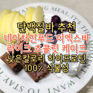 단백질바 추천 네이처인푸드 이엑스바 라이크 초콜릿 케이크
