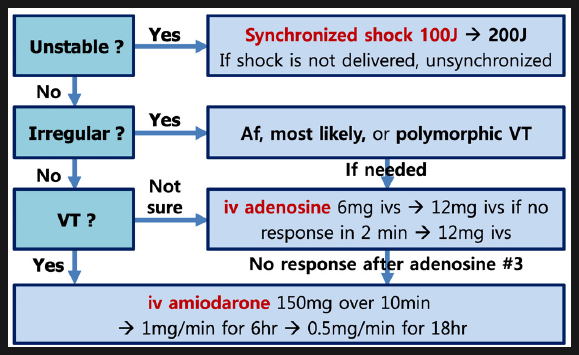 wide QRS tachycardia ; 너를 어떻게 해야하나? : 네이버 블로그