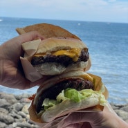 [제주/서귀포시] 다시 찾고 싶은 표선 맛집, 제주도 수제버거 웨이브버거