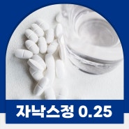 자낙스정 0.25MG 부작용과 효능 섭취 주의사항