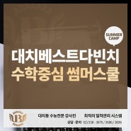 강남 썸머스쿨 대치 여름방학 써머스쿨 후기