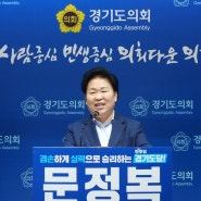 문정복 , 더불어민주당 경기도당위원장 출마 선언