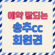 법인 예약잘되는 강북 송추cc회원권