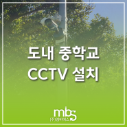 [네트워크공사] 제주도 중학교 CCTV 신설 작업_주식회사 엠비에스